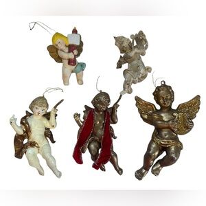 1990S ANGEL ORNAMENT BUNDLE VINTAGE CHRISTMAS ANGELS TREE ORNAMENT HOLIDAY DECOR